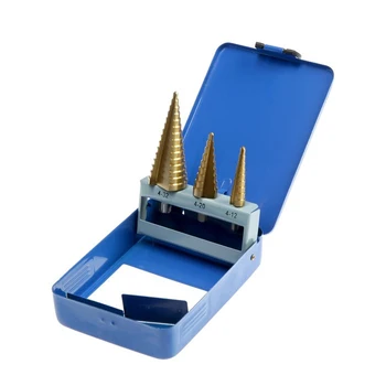 A set of drill bits speed TUNDRA, HSS, TiN, trigger. tail., 4-12 mm, 4-20 mm, 4-32 mm, 3 PCs. 4087173
A set of drill bits speed TUNDRA, HSS, TiN, trigger. tail., 4-12 mm, 4-20 mm, 4-32 mm, 3 PCs. 4087173