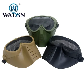 WADSN Tactical Military Tactical Mask Full Face Metal Steel Wire Mesh Safety Mask Security Protection Airsoft Hunting Accessory
WADSN Tactical Military Tactical Mask Full Face Metal Steel Wire Mesh Safety Mask Security Protection Airsoft Hunting Accessory