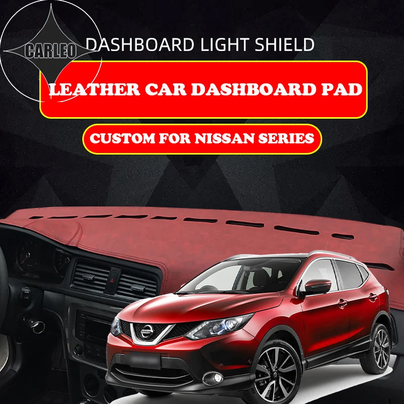 Custom for Nissan Tiida Teana Qashqai X-Trail Y62 Dashboard Avoid Light Pad Instrument Platform PU Leather Suede Insulation Mat
Custom for Nissan Tiida Teana Qashqai X-Trail Y62 Dashboard Avoid Light Pad Instrument Platform PU Leather Suede Insulation Mat