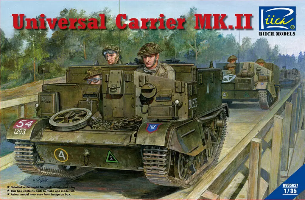 Riich модели RV35027 1/35 транспортных средств универсальный перевозчик Mk. II модель комплект
Riich модели RV35027 1/35 транспортных средств универсальный перевозчик Mk. II модель комплект