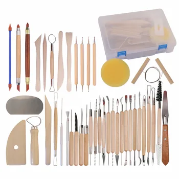 42-piece clay sculpture pottery carving tool knife art cutter pottery combination set
42-piece clay sculpture pottery carving tool knife art cutter pottery combination set