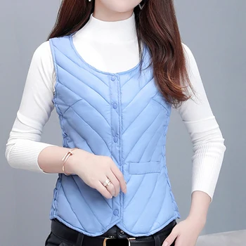 2019 Winter Vest Female Women's Plus Size 3XL Sleeveless Jacket Warm Waistcoat Autumn Lightweight White Duck Down Vests Women
2019 Winter Vest Female Women's Plus Size 3XL Sleeveless Jacket Warm Waistcoat Autumn Lightweight White Duck Down Vests Women
