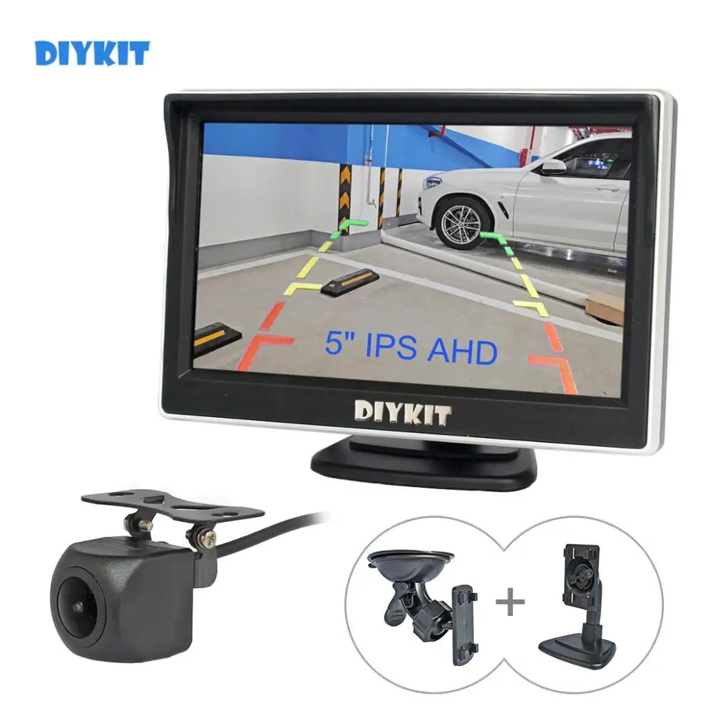 Камера заднего вида DIYKIT 5 "IPS AHD монитор 1280x720P HD 170 градусов ночное видение Starlight |