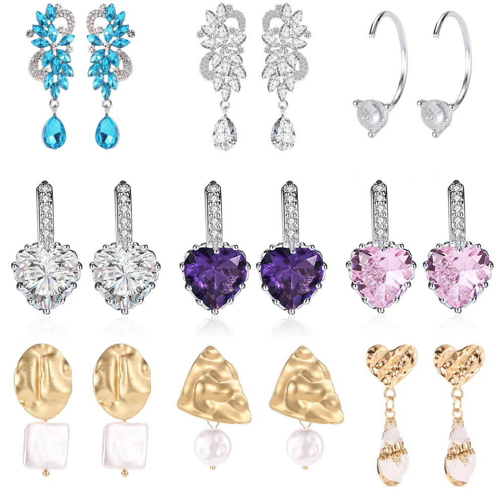 ZEMO CZ Statement Drop Earrings for Women Luxury Crystal Dangle Earrings Colorful Vintage Pendant Earrings Elegant Party Jewelry
ZEMO CZ Statement Drop Earrings for Women Luxury Crystal Dangle Earrings Colorful Vintage Pendant Earrings Elegant Party Jewelry