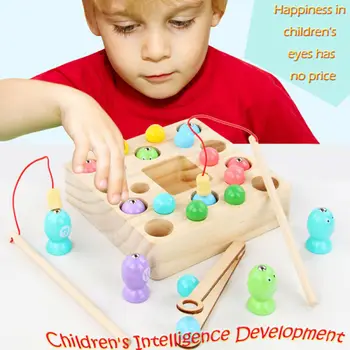 Hot Fishing Toys Fun Magnetic Puzzle Game Kids Wooden Playset Alphabet learning
Hot Fishing Toys Fun Magnetic Puzzle Game Kids Wooden Playset Alphabet learning