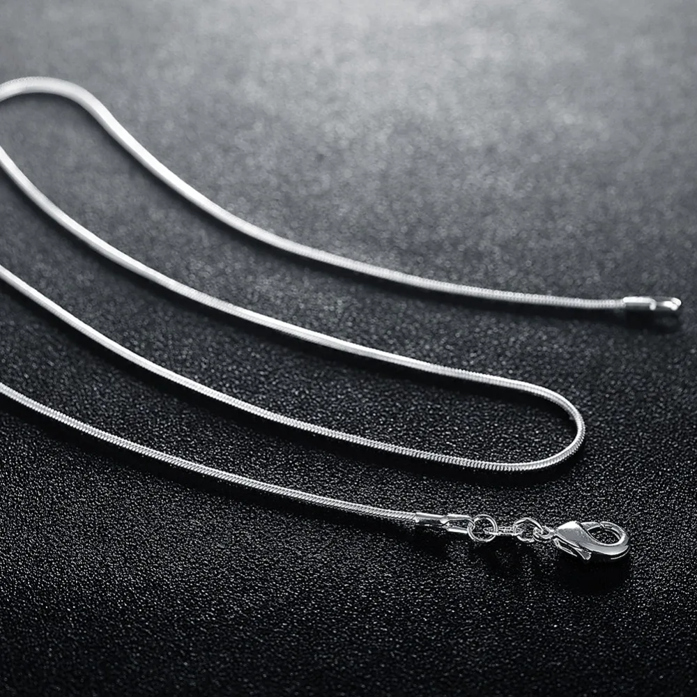 Фото Оптовая цена ожерелье из серебра 925 пробы модные ювелирные изделия цепочка со