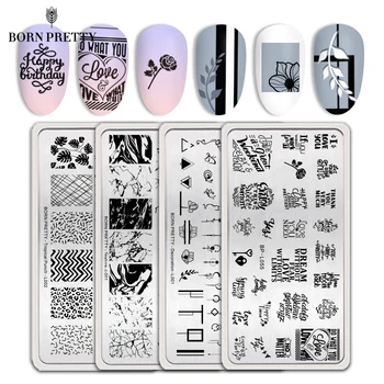 BORN PRETTY Nail Stamping Plates Geometric Flower Lace Summer Marble Style Nail Art Stamp Template Stainless Steel Nail Stencils
BORN PRETTY Nail Stamping Plates Geometric Flower Lace Summer Marble Style Nail Art Stamp Template Stainless Steel Nail Stencils