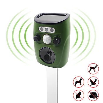 13-35KHZ Ultrasound Dog Repeller with Solar PIR Infrared Motion Sensor Animal Repeller for Dogs Cats Birds Rats
13-35KHZ Ultrasound Dog Repeller with Solar PIR Infrared Motion Sensor Animal Repeller for Dogs Cats Birds Rats