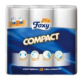 Foxy Papier toilette blanc – 18 pièces 
Foxy Papier toilette blanc – 18 pièces