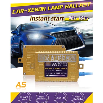 24v 55w Digital Conversion Car Hid Slim Xenon Ballast Light Headlight Fast Start Replacement A5 For Light Ballasts Transformer
24v 55w Digital Conversion Car Hid Slim Xenon Ballast Light Headlight Fast Start Replacement A5 For Light Ballasts Transformer