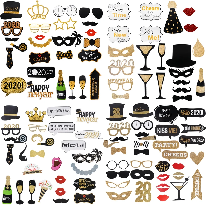 2020 New Year Christmas facade Hand holder Photo booth props Family-photo christmas costume props Merry navidad natal home
2020 New Year Christmas facade Hand holder Photo booth props Family-photo christmas costume props Merry navidad natal home