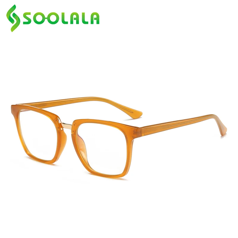 SOOLALA Spring Hinged TR90 Square Blue Light Blocking Reading Glasses Womens Ladies Mens Farsighted Presbyopia Eyewear 0.5 0.75
SOOLALA Spring Hinged TR90 Square Blue Light Blocking Reading Glasses Womens Ladies Mens Farsighted Presbyopia Eyewear 0.5 0.75