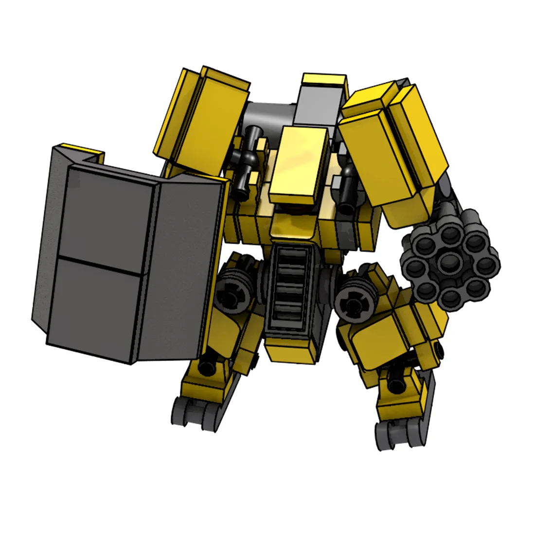 110Pcs STEM MOC Task Force Mini Mecha Steel Block Model Small Particle Building Blocks Educational Toy Set - Yellow
110Pcs STEM MOC Task Force Mini Mecha Steel Block Model Small Particle Building Blocks Educational Toy Set - Yellow
