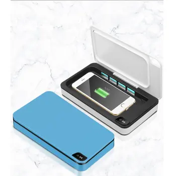 Multifunctional Mobile Phone Wireless Charger Disinfection Artifact Plastic Uv Sterilizer Nail Disinfection Box 1 Set