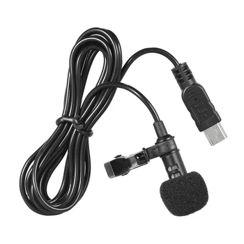 150cm Professional Mini USB Omni-Directional Stereo Mic Microphone with Collar Clip for Gopro Hero 3 3+ 4
150cm Professional Mini USB Omni-Directional Stereo Mic Microphone with Collar Clip for Gopro Hero 3 3+ 4