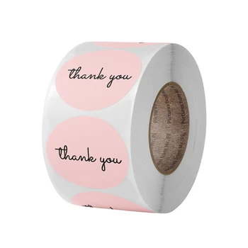 500pcs/roll Pink Paper Label Stickers Thank You Wedding Stickers Scrapbooking 2.5cm Envelope Seals Handmade Stationery Sticker
500pcs/roll Pink Paper Label Stickers Thank You Wedding Stickers Scrapbooking 2.5cm Envelope Seals Handmade Stationery Sticker