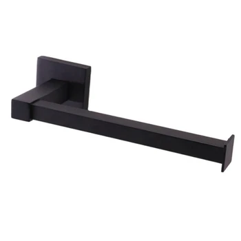 Stainless Steel and Zinc Alloy Bathroom Toilet Paper Holder Black Tissue Roll Holder Wall-Mounted Bathroom Towel Holder 
Stainless Steel and Zinc Alloy Bathroom Toilet Paper Holder Black Tissue Roll Holder Wall-Mounted Bathroom Towel Holder