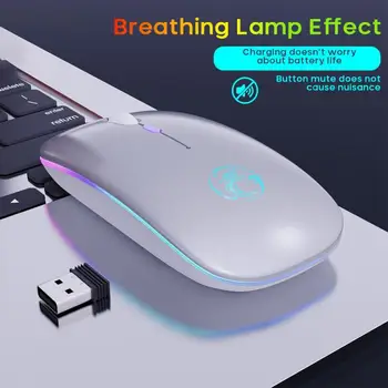 Wireless Mouse Bluetooth RGB Rechargeable Mouse Wireless Computer Silent Mause LED Backlit Ergonomic Gaming Mouse For Laptop PC
Wireless Mouse Bluetooth RGB Rechargeable Mouse Wireless Computer Silent Mause LED Backlit Ergonomic Gaming Mouse For Laptop PC