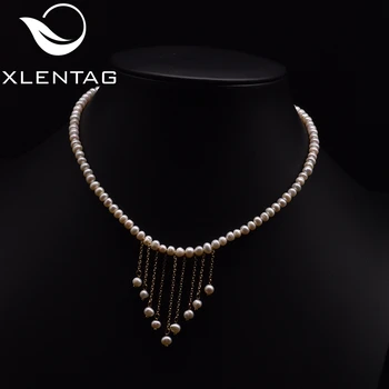 Xlentag Pure Natural Freshwater Pearl Necklace Simple Stylish Noble Woman Banquet birthday Gifts Handmade Jewelry Gifts GN0248
Xlentag Pure Natural Freshwater Pearl Necklace Simple Stylish Noble Woman Banquet birthday Gifts Handmade Jewelry Gifts GN0248