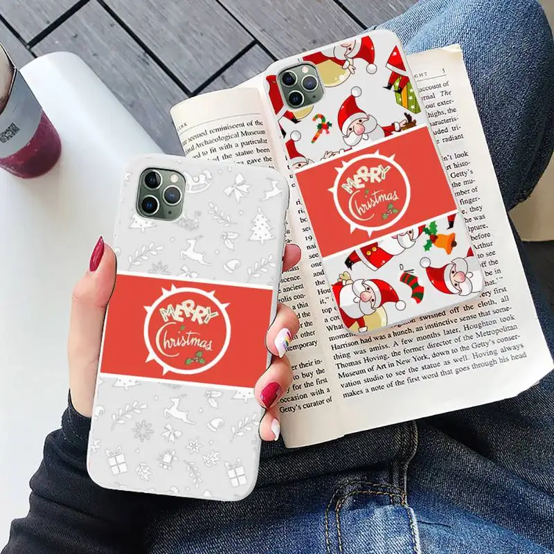 Merry Christmas Santa Claus Phone Case Candy Color for iPhone 6 7 8 11 12 s mini pro X XS XR MAX Plus
Merry Christmas Santa Claus Phone Case Candy Color for iPhone 6 7 8 11 12 s mini pro X XS XR MAX Plus