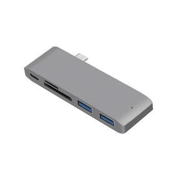 High Speed USB 3.0 Type C Hub with Charge to USB/SD/Mini SD 5 In 1 Combo Hub for Macbook 12 Inch 13 Inch
High Speed USB 3.0 Type C Hub with Charge to USB/SD/Mini SD 5 In 1 Combo Hub for Macbook 12 Inch 13 Inch