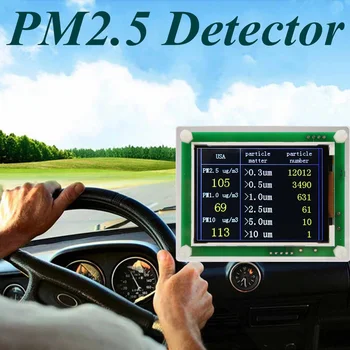 Multipurpose Detector Module Air Quality Dust Temperature Humidity High Sensitivity Sensor Tester with TFT Screen for Home Car
Multipurpose Detector Module Air Quality Dust Temperature Humidity High Sensitivity Sensor Tester with TFT Screen for Home Car