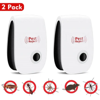 2 pcs Ultrasonic Pest Repeller Electronic Plug in Pest Control Mosquito Repellent Mice Safe and Eco-Friendly
2 pcs Ultrasonic Pest Repeller Electronic Plug in Pest Control Mosquito Repellent Mice Safe and Eco-Friendly