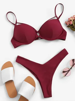 Sexy Brazilian Push Up Bikini Set Thong Swimwear Women Micro Two Piece Swimsuit High Cut Bathing Suit Swim Beach Wear Biquini 
Sexy Brazilian Push Up Bikini Set Thong Swimwear Women Micro Two Piece Swimsuit High Cut Bathing Suit Swim Beach Wear Biquini