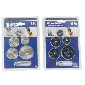 6pcs/set HSS Rotary Tool 22/25/32/35/44mm Circular Saw Blades Wheel Discs Cutter 
6pcs/set HSS Rotary Tool 22/25/32/35/44mm Circular Saw Blades Wheel Discs Cutter