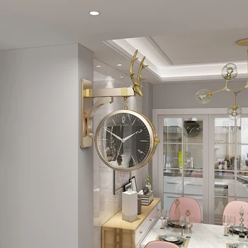 Deer Black Metal Creative Glass Wall Clock Round Silent Digital Living Room Wall Clock Modern Design Klok Watch Wall BW50WC
Deer Black Metal Creative Glass Wall Clock Round Silent Digital Living Room Wall Clock Modern Design Klok Watch Wall BW50WC