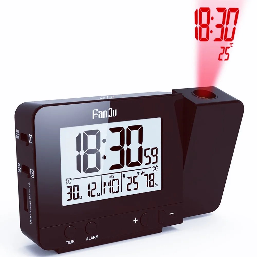 Projection Alarm Clock Rotatable Led Digital Clock Date Snooze Function Backlight Desk Table Led Clock With Time Projection
Projection Alarm Clock Rotatable Led Digital Clock Date Snooze Function Backlight Desk Table Led Clock With Time Projection