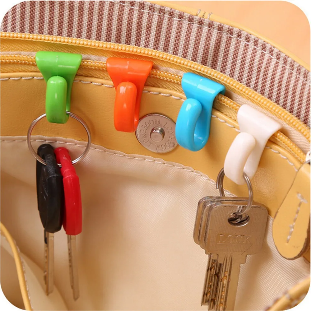 Портативный Зажим для ключей сумки легко найти ключи в сумке крючки новый дизайн
