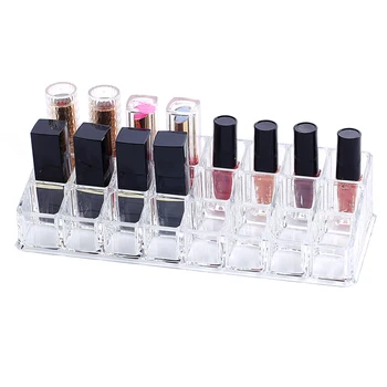 Acrylic 24 Grid Transparent Multiple Small Grid Cosmetic Lipstick Storage Box Makeup Organizer Storage Boxes Display Stand
Acrylic 24 Grid Transparent Multiple Small Grid Cosmetic Lipstick Storage Box Makeup Organizer Storage Boxes Display Stand