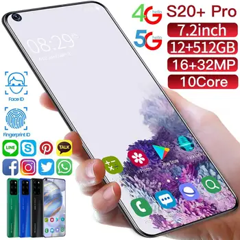 New S20+ PRO Global Version 7.2 Inch System HD 2320x1080 8g + 256g Dual Card Standby Dual Full Screen Fingerprint Face Unlock
New S20+ PRO Global Version 7.2 Inch System HD 2320x1080 8g + 256g Dual Card Standby Dual Full Screen Fingerprint Face Unlock
