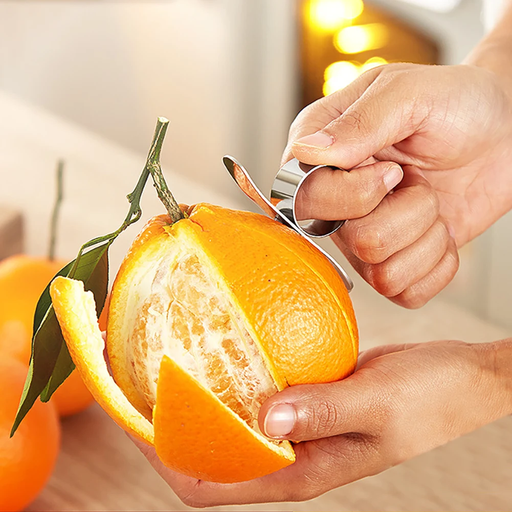 2pcs Useful Stainless Steel Gadget Kitchen Gadgets Orange Peeler Orange Opener Ring Peeler Pomegranate Grapefruit Peeler tool
2pcs Useful Stainless Steel Gadget Kitchen Gadgets Orange Peeler Orange Opener Ring Peeler Pomegranate Grapefruit Peeler tool