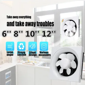 6-12inch Powerful Low Noise Ventilation Extractor Exhaust Fans With Shutter for Toilet Bathroom Kitchen
6-12inch Powerful Low Noise Ventilation Extractor Exhaust Fans With Shutter for Toilet Bathroom Kitchen