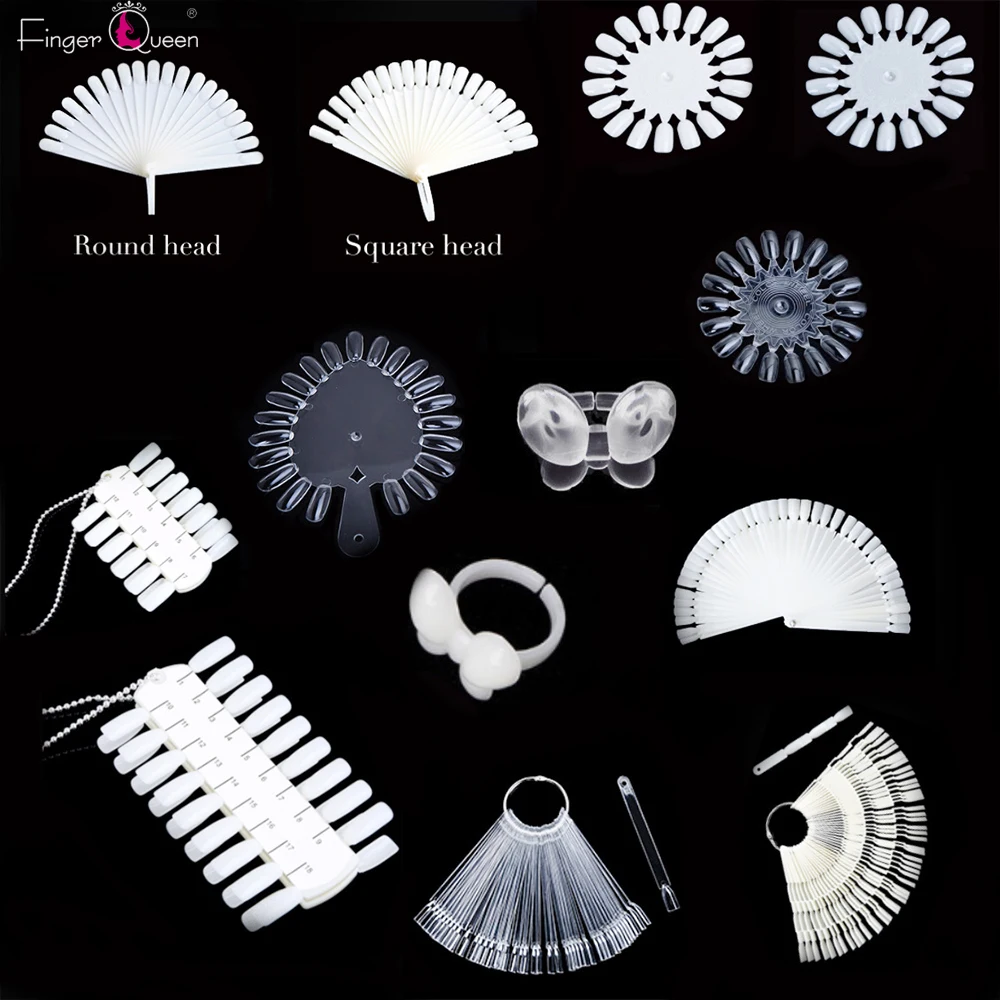 False Nail Tips Color Card Transparent White Buckle Ring Nail Art Practice Display Tools Manicure Nail Tool 16 Patterns
False Nail Tips Color Card Transparent White Buckle Ring Nail Art Practice Display Tools Manicure Nail Tool 16 Patterns