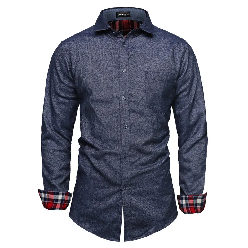 NEGIZBER 2019 New Autumn Winter Male Shirts Solid Slim Fit Top Quality Shirts and Coats Men Fashion Turn-down Collar Shirt Men
NEGIZBER 2019 New Autumn Winter Male Shirts Solid Slim Fit Top Quality Shirts and Coats Men Fashion Turn-down Collar Shirt Men