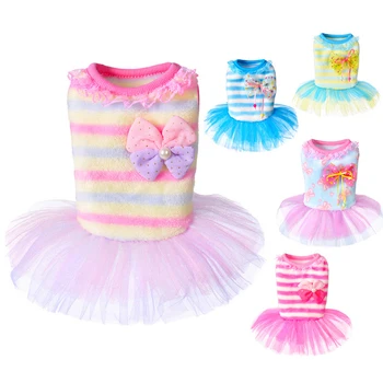 Small Dog Dress Winter Striped Flower Clothes Puppy Small Dogs Lace Wedding Princess Chihuahua Mascotas Roupa Pet Cachorro
Small Dog Dress Winter Striped Flower Clothes Puppy Small Dogs Lace Wedding Princess Chihuahua Mascotas Roupa Pet Cachorro