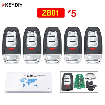 5Pcs/Lot KEYDIY 3+1/4 Button Universal Smart Key ZB01 Car Key Remote Replacement for KD-X2 Fit for More than 2000 Models
5Pcs/Lot KEYDIY 3+1/4 Button Universal Smart Key ZB01 Car Key Remote Replacement for KD-X2 Fit for More than 2000 Models