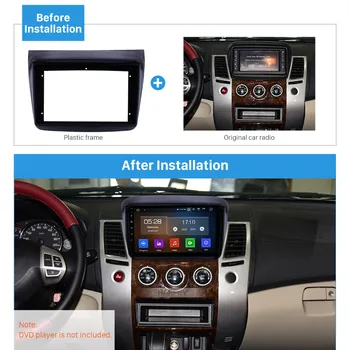 Harfey 9 inch Car GPS Frame Mount Installation Mount Kit for MITSUBISHI PAJERO SPORT Fascia Panel in Dash Trim OEM style 2din
Harfey 9 inch Car GPS Frame Mount Installation Mount Kit for MITSUBISHI PAJERO SPORT Fascia Panel in Dash Trim OEM style 2din