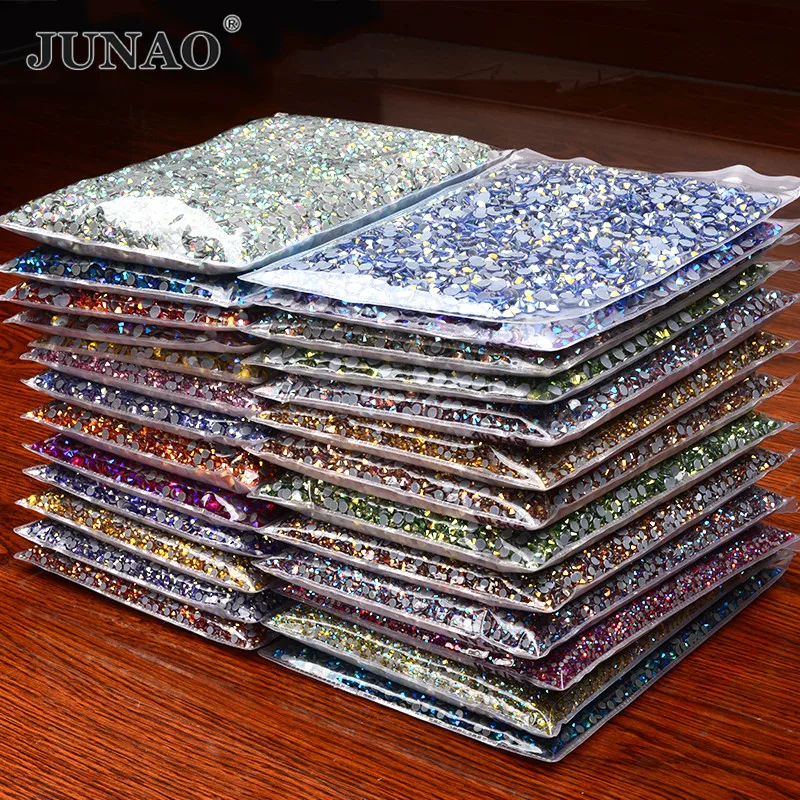 JUNAO Bulk Package Design SS6 8 10 16 20 30 Hotfix Glass Rhinestones Flatback Round Stone Iron On Strass For Clothes Decoration
JUNAO Bulk Package Design SS6 8 10 16 20 30 Hotfix Glass Rhinestones Flatback Round Stone Iron On Strass For Clothes Decoration