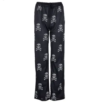 Woman Ladies Casual Long Pants Skull Print Loose Plus Size Elastic Wide Leg Trousers Pajamas Pants Black 5XL
Woman Ladies Casual Long Pants Skull Print Loose Plus Size Elastic Wide Leg Trousers Pajamas Pants Black 5XL