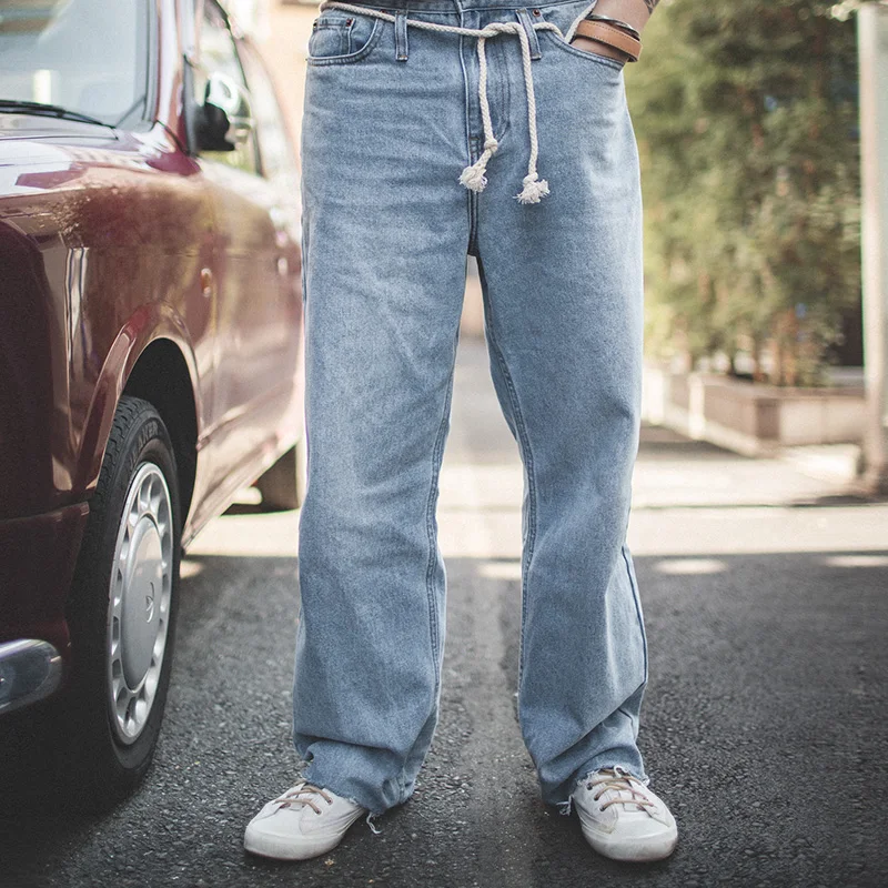 Men’s Relaxed Fit Straight Leg Washed Light Blue Carpenter Jeans Raw Hem 1 order
Men’s Relaxed Fit Straight Leg Washed Light Blue Carpenter Jeans Raw Hem 1 order