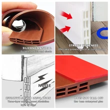 3 Color 1M Under Door Seal Strip Sweep Weather Stripping Door Bottom Seal Strip Draft Wind Stoppers Door Windshield Sealing Tape 
3 Color 1M Under Door Seal Strip Sweep Weather Stripping Door Bottom Seal Strip Draft Wind Stoppers Door Windshield Sealing Tape