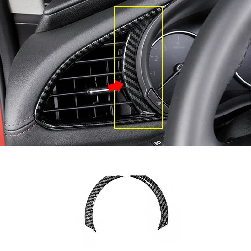 Матовое/углеродное волокно АБС для Mazda 3 2019 2020 аксессуары Автомобильное рулевое