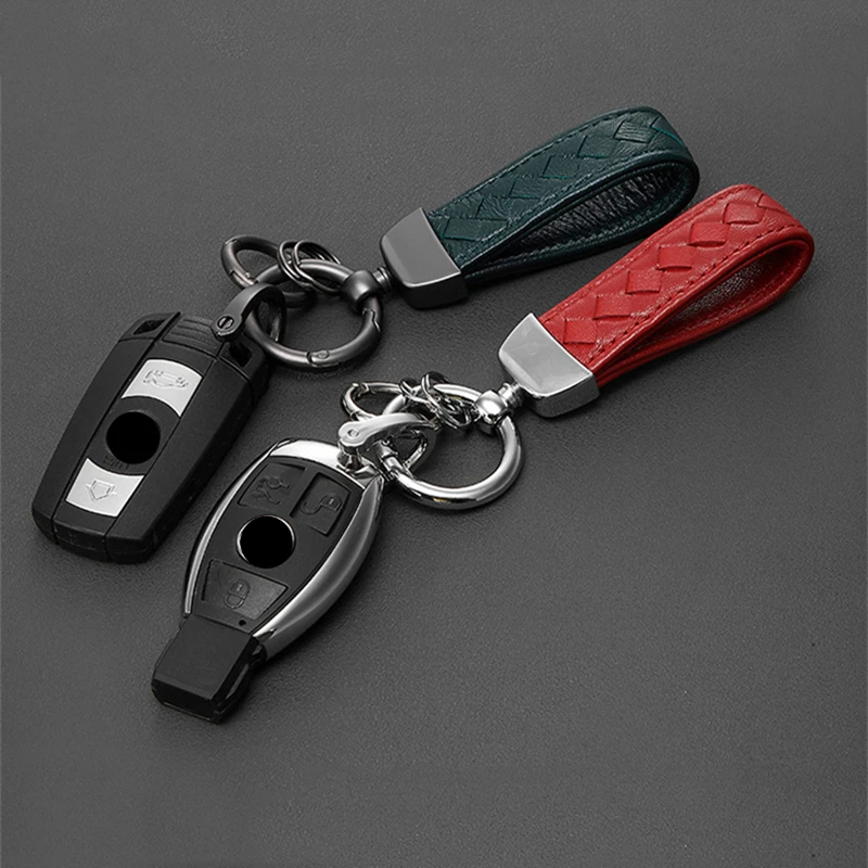 Hot Sale Genuine Leather Lambskin Buckle Keychain Car Key Holder Key Rings Key Chain Car Keyring Creative Gift Auto Accessories
Hot Sale Genuine Leather Lambskin Buckle Keychain Car Key Holder Key Rings Key Chain Car Keyring Creative Gift Auto Accessories