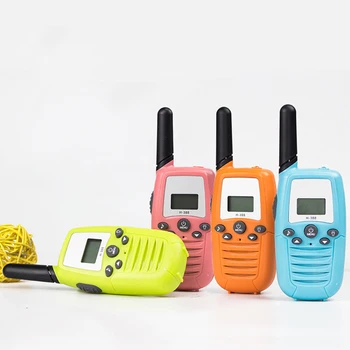 2pcs Children Radio Set Kids Walkie Talkie Handheld Intercom supports PTT(Push to talk) function with LCD Display & Flashlight
2pcs Children Radio Set Kids Walkie Talkie Handheld Intercom supports PTT(Push to talk) function with LCD Display & Flashlight