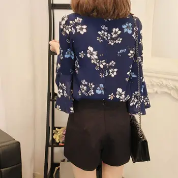 Korean Style Floral Chiffon Shirt Women's Half Sleeve Chiffon Loose Sleeve Shirt Retro
Korean Style Floral Chiffon Shirt Women's Half Sleeve Chiffon Loose Sleeve Shirt Retro