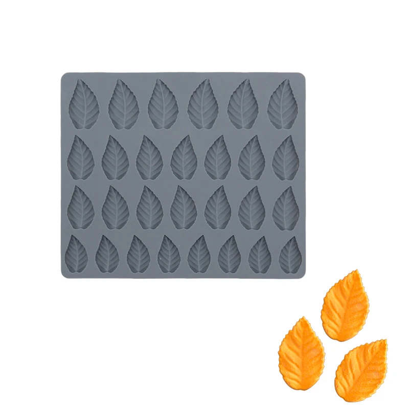 Silicone Cake Mold Leaf Shape 24 Holes Chocolate Mold For Baking Fondant Bakeware Accessories
Silicone Cake Mold Leaf Shape 24 Holes Chocolate Mold For Baking Fondant Bakeware Accessories